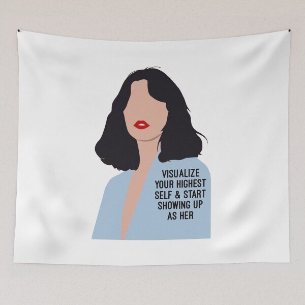 Item preview, visualize your highest self & start showing up as her designed and sold by -DEEWOLF-.