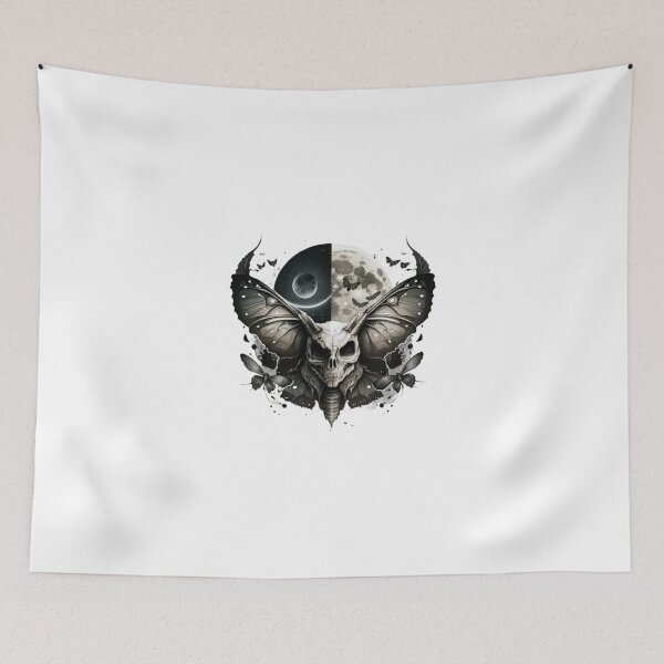 Item preview, Art of skull hawk moth designed and sold by AZAZEL54.