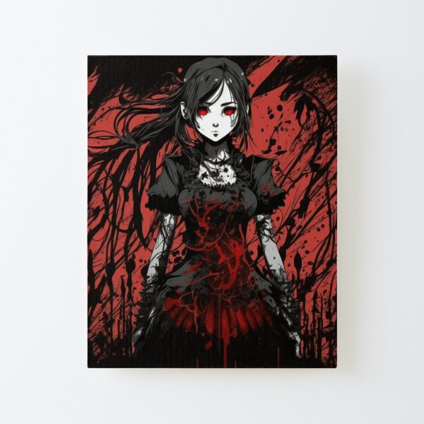 Anime Goth Girl Poster for Sale by Nightarcade