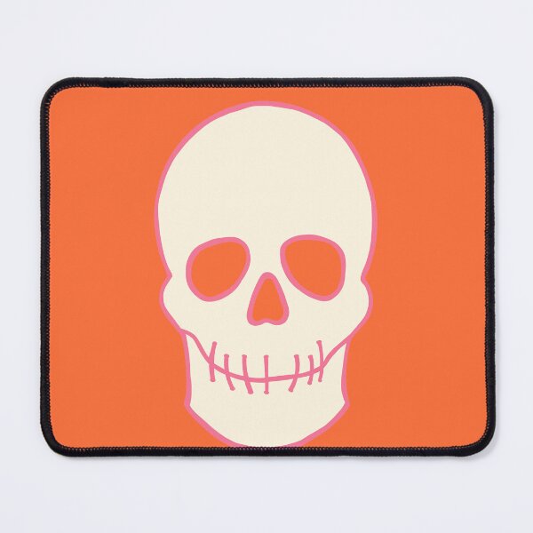 Item preview, Skull - Pink, Orange and Cream  designed and sold by LAEC-Shop.