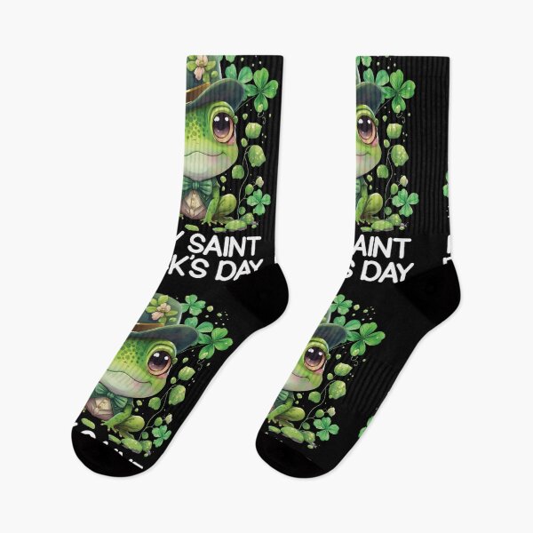 Item preview, Hoppy St. Patrick's Day Cute Frog Leprechaun designed and sold by GravitiTees.