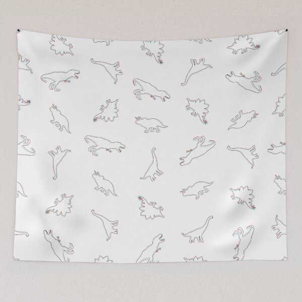 Item preview, 3D Dinosaur outlines  designed and sold by animinimal.