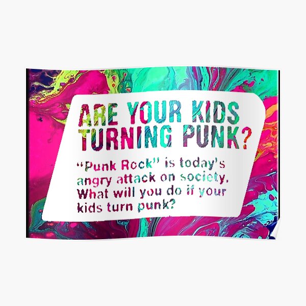 ¿Punk rock? Póster