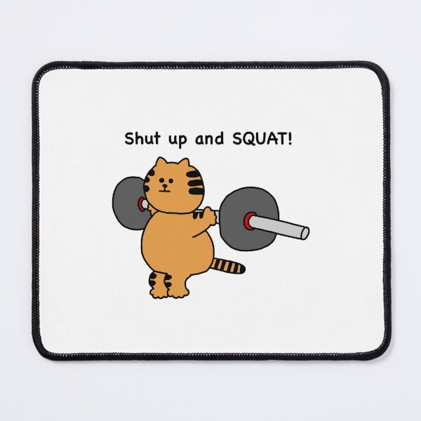 Item preview, the Cat doing squats designed and sold by superbaechoo.