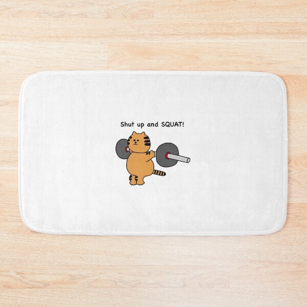 Item preview, the Cat doing squats designed and sold by superbaechoo.