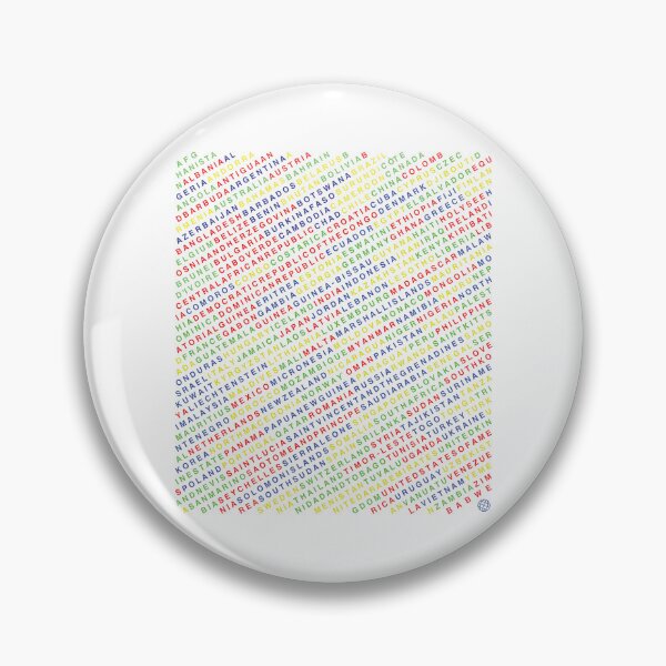Item preview, Countries of the World Bucket List designed and sold by careerdesigns.