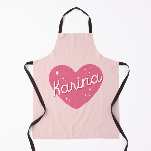 Item preview, AESPA Karina name heart MY text typography | Morcaworks designed and sold by Morcawork.