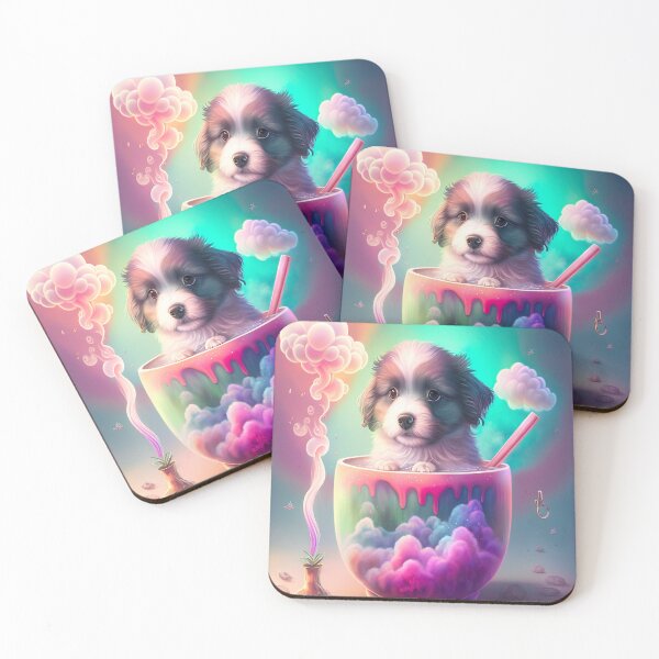 Item preview, Cosmic latte Puppy designed and sold by MANGA Crusade.