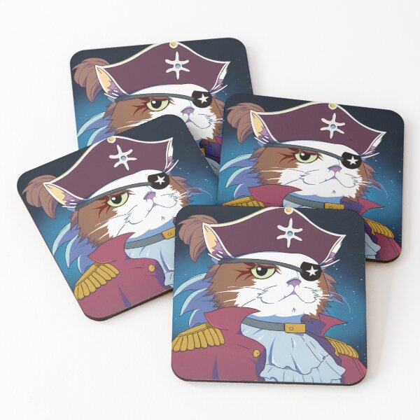 Item preview, Space Pirate Captain cat - GALACTICATS collection designed and sold by RESToRAPTOR.