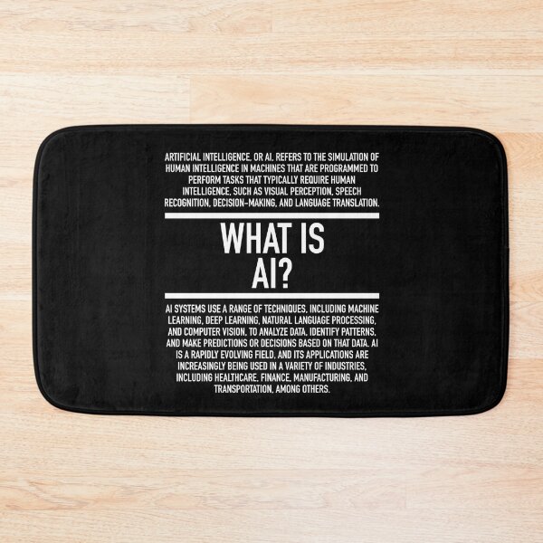 Item preview, AI Defined - Machine Learning Data Science - Artificial Intelligence Python Geek Definition designed and sold by HiddenVerb.