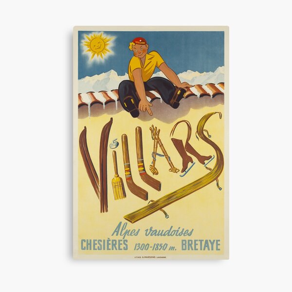 Item preview, Villars - Chesières,Switzerland,Travel Poster designed and sold by BokeeLee.