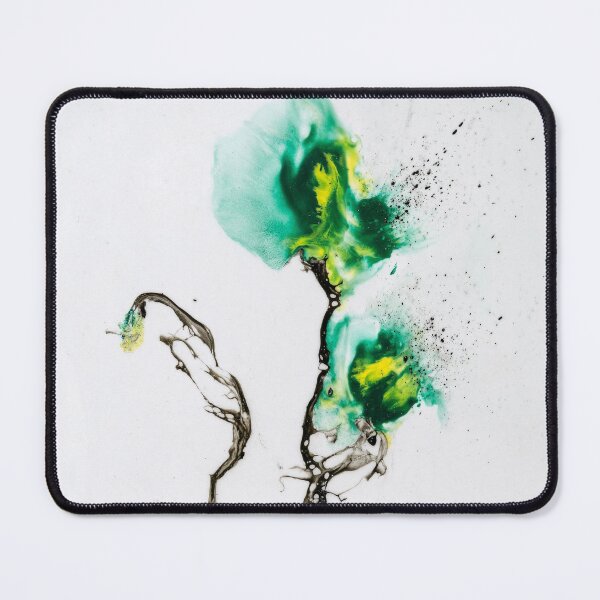 Item preview, Flower magic turquoise - encaustic painting designed and sold by Julia Chruschew.