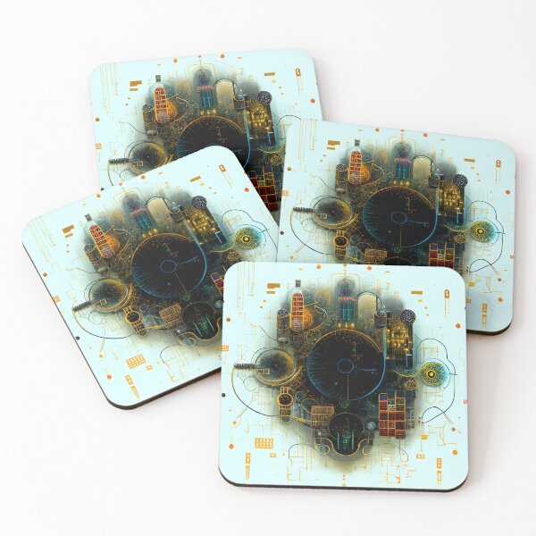 Item preview, intergalactic metropolis cyberpunk gaget designed and sold by artfullyprompt.