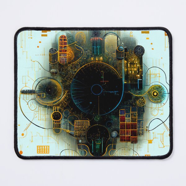 Item preview, intergalactic metropolis cyberpunk gaget designed and sold by artfullyprompt.