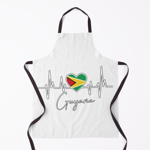 Item preview, Flag of Guyana Heartbeat - My heart is in Guyana, Love Guyana designed and sold by Fun-World.
