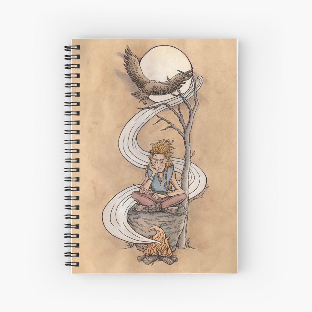 Item preview, Spiral Notebook designed and sold by cait-makes.