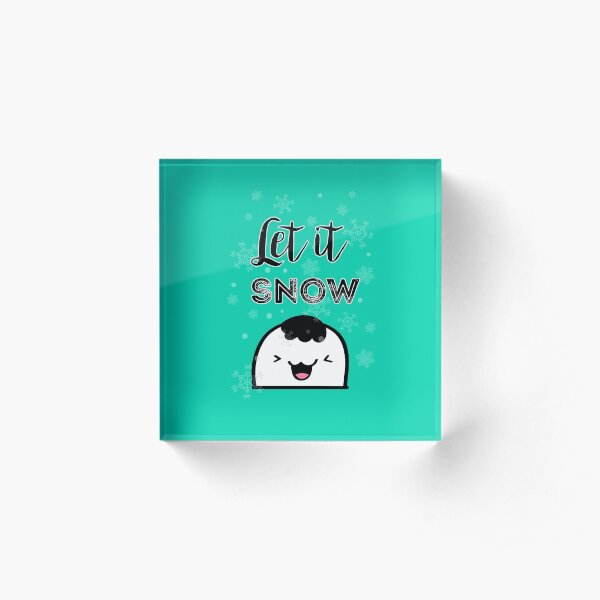 Let it Snow! Acrylic Block