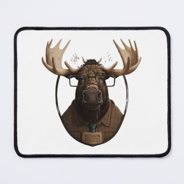 Item preview, just a teacher who loves moose designed and sold by YOUDKAIR.