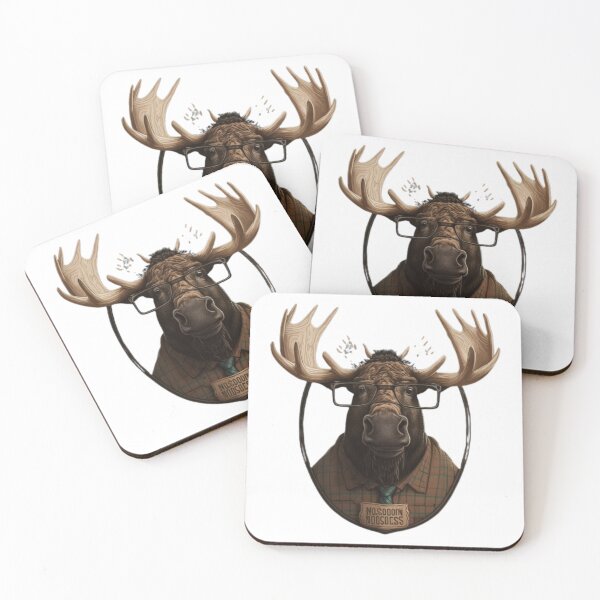 Item preview, just a teacher who loves moose designed and sold by YOUDKAIR.