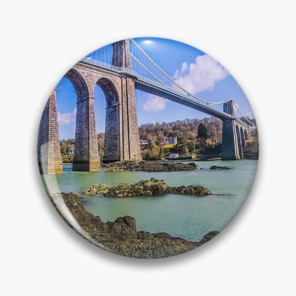 Item preview, Menia Suspension Bridge Anglesey Wales designed and sold by Darren Wilkes.