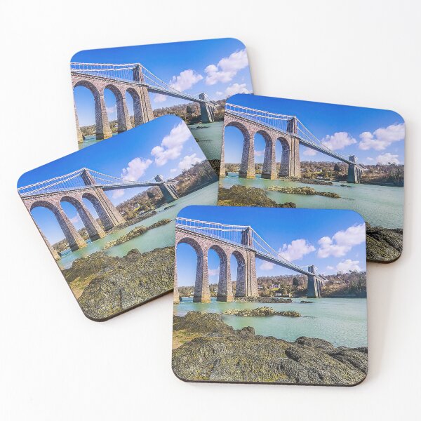 Item preview, Menia Suspension Bridge Anglesey Wales designed and sold by Darren Wilkes.