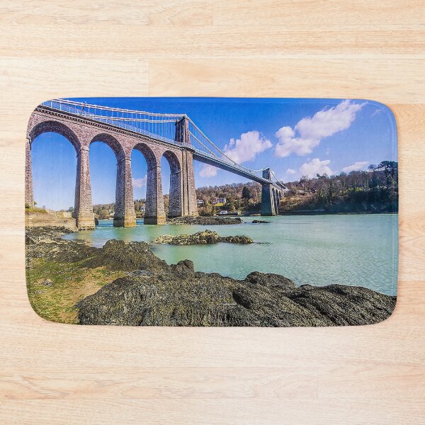 Item preview, Menia Suspension Bridge Anglesey Wales designed and sold by Darren Wilkes.