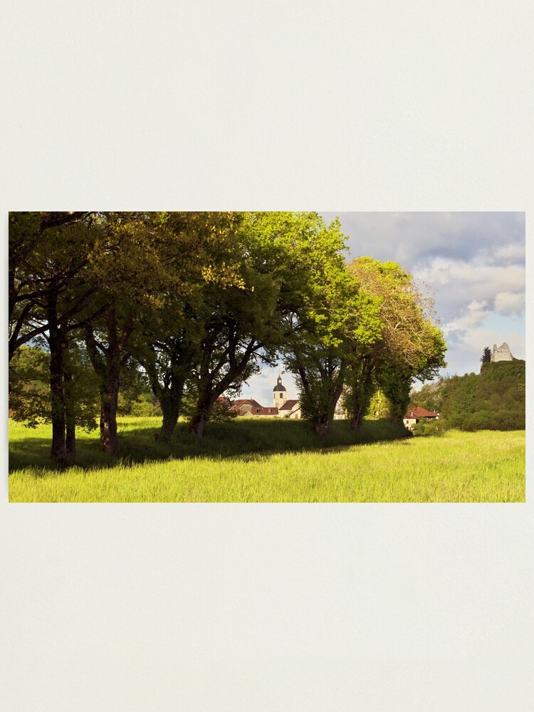 Alternate view of Springtime around Chaumont village Photographic Print
