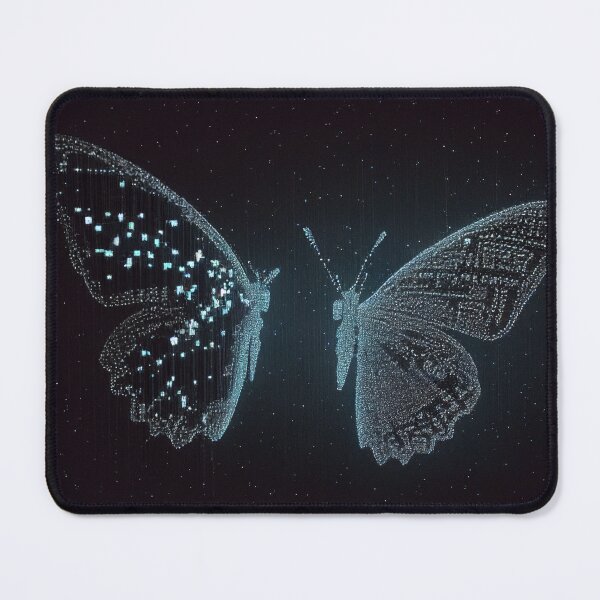 Item preview, Enchanting ASCII Butterflies Gazing at Each Other, Generated by AI designed and sold by dragonwolfpack.