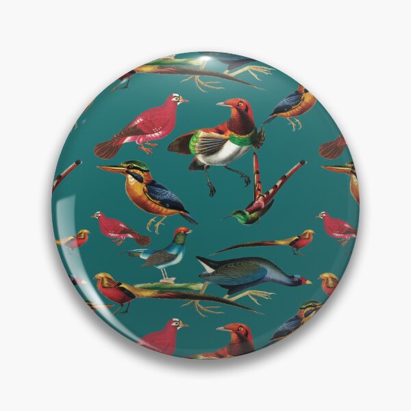 Item preview, Vintage birds - Blue designed and sold by CharlieCreates.