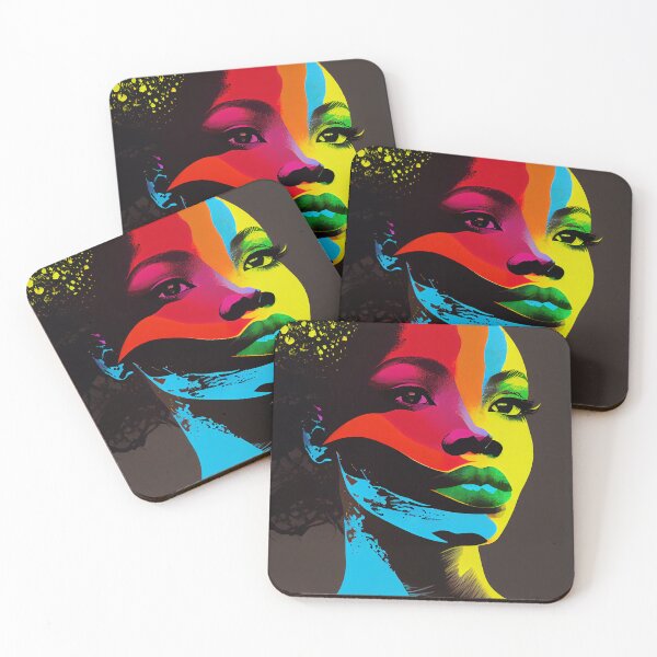 Item preview, Abstract pop art style woman portrait designed and sold by loucaski.