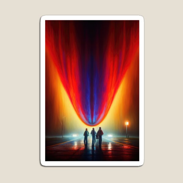 Item preview, The Other Side Beckons: A Stranger Things Inspired Painting of the Mind Flayer and the Upside Down designed and sold by gabpod.