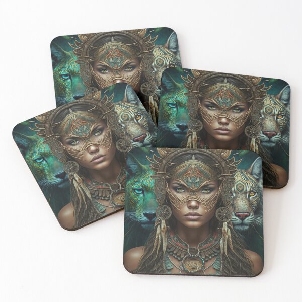 Item preview, Neo Indian Voodoo Panther Gift designed and sold by TeeArtistry.