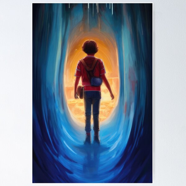 Item preview, The Other Side Beckons: A Stranger Things Inspired Painting of the Mind Flayer and the Upside Down designed and sold by gabpod.