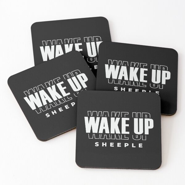 Item preview, Wake Up Sheeple designed and sold by CatsCrew.