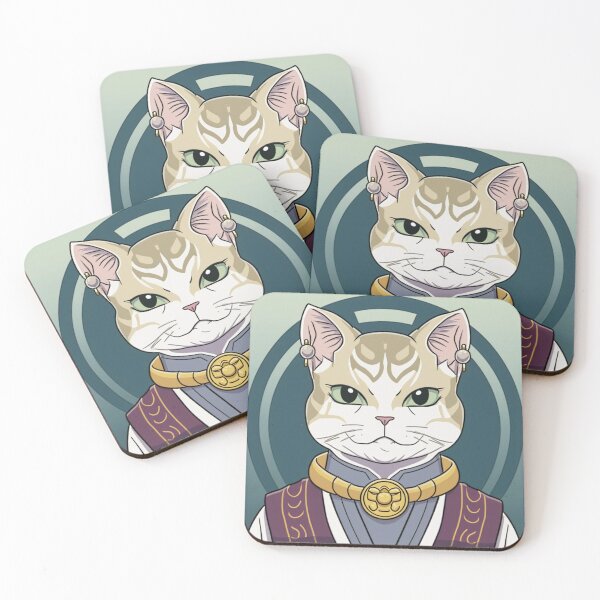 Item preview, Space Astro Monk cat - GALACTICATS collection designed and sold by RESToRAPTOR.