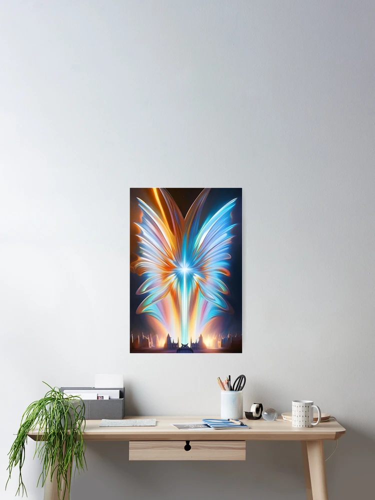 Thumbnail 2 of 3, Poster, Angel Light designed and sold by Rovual.