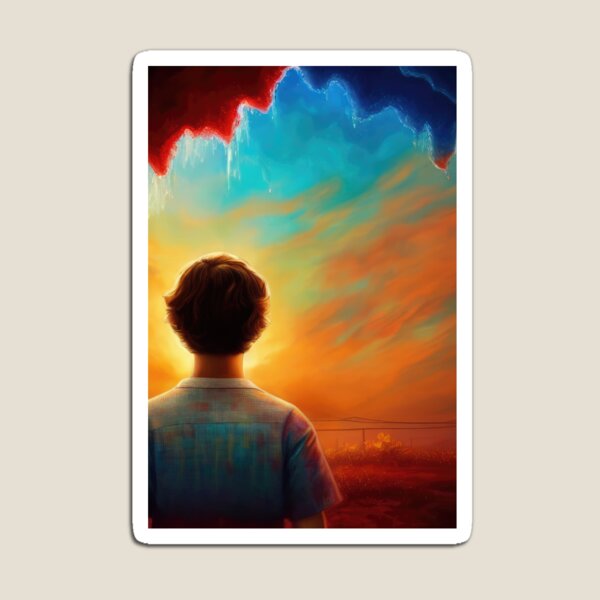 Item preview, The Other Side Beckons: A Stranger Things Inspired Painting of the Mind Flayer and the Upside Down designed and sold by gabpod.