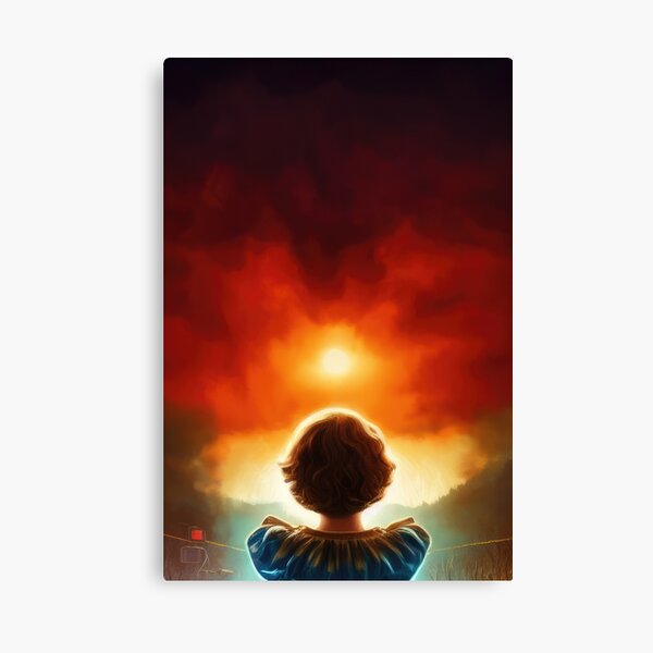 Item preview, The Other Side Beckons: A Stranger Things Inspired Painting of the Mind Flayer and the Upside Down designed and sold by gabpod.
