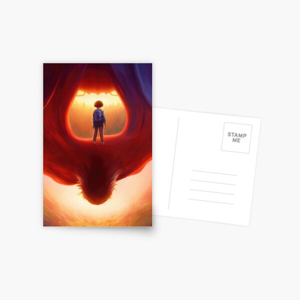 Item preview, The Other Side Beckons: A Stranger Things Inspired Painting of the Mind Flayer and the Upside Down designed and sold by gabpod.