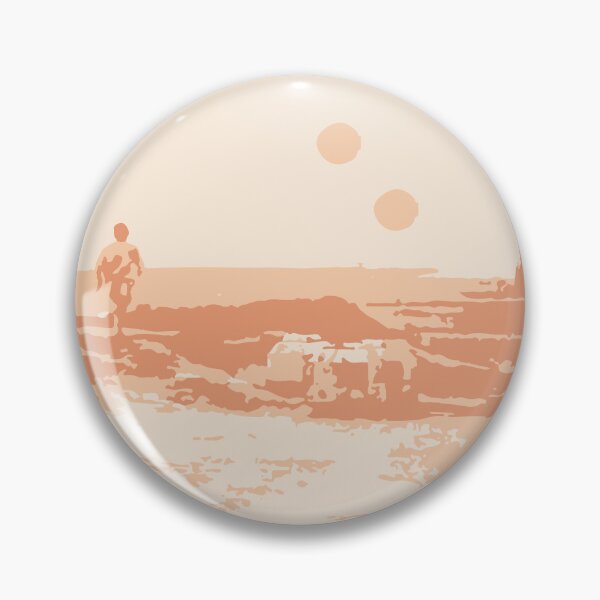 Item preview, Tatooine Minimaliste orange designed and sold by maryvorgane.