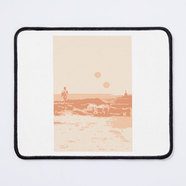 Item preview, Tatooine Minimaliste orange designed and sold by maryvorgane.