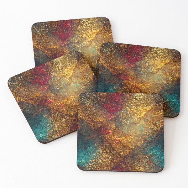 Item preview, beaten metal in shades of bronze gold and copper designed and sold by artfullyprompt.