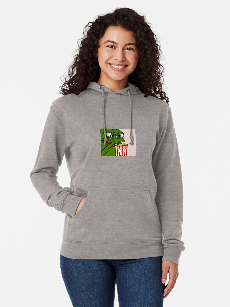 "Pepe Eating Popcorn " Lightweight Hoodie for Sale by coltsrule7