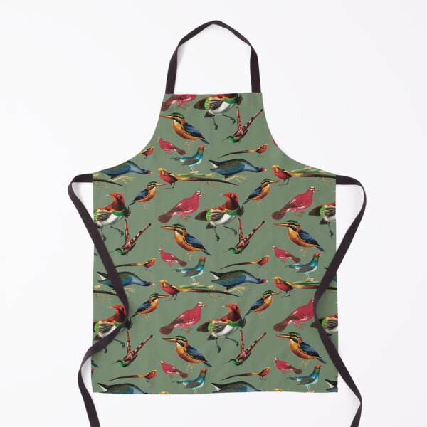 Item preview, Vintage birds - sage designed and sold by CharlieCreates.