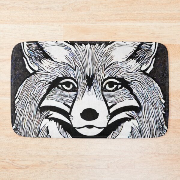 Item preview, Fox black and white  designed and sold by doomwalker2010.