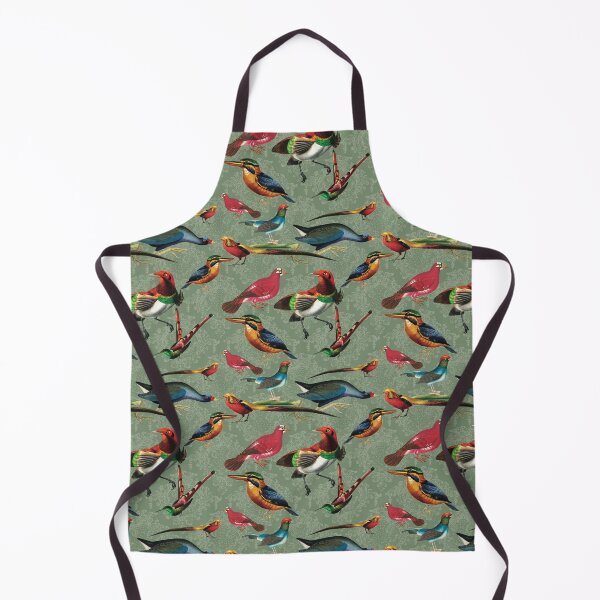 Item preview, Vintage birds and lace - Sage designed and sold by CharlieCreates.