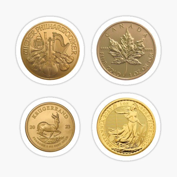 Gold Coin Stacker Starter Pack Sticker