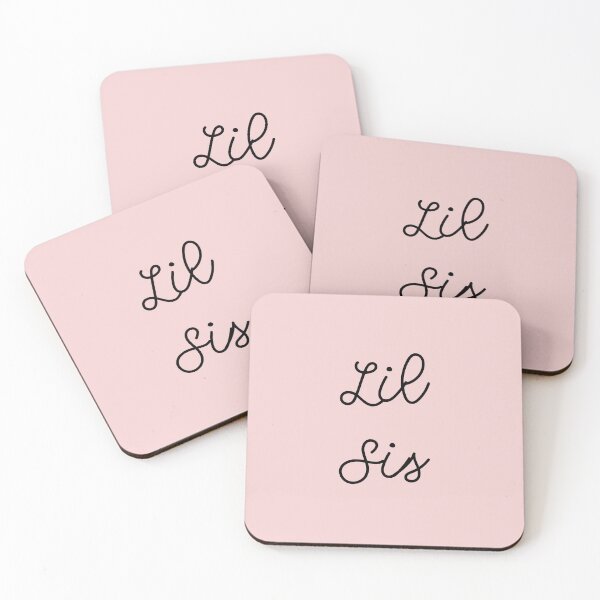 Item preview, Lil Sis calligraphical girly text designed and sold by EmeraldeaArt.