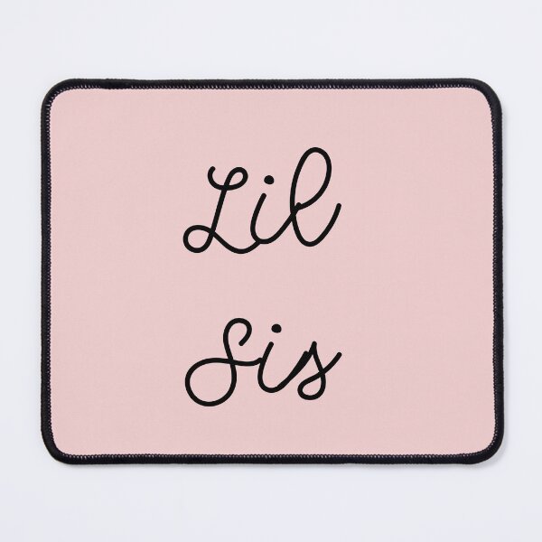 Item preview, Lil Sis calligraphical girly text designed and sold by EmeraldeaArt.