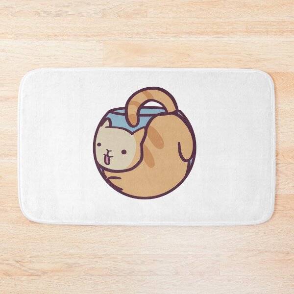 Item preview, Fishing Bowl Cat designed and sold by ThumboArtBumbo.